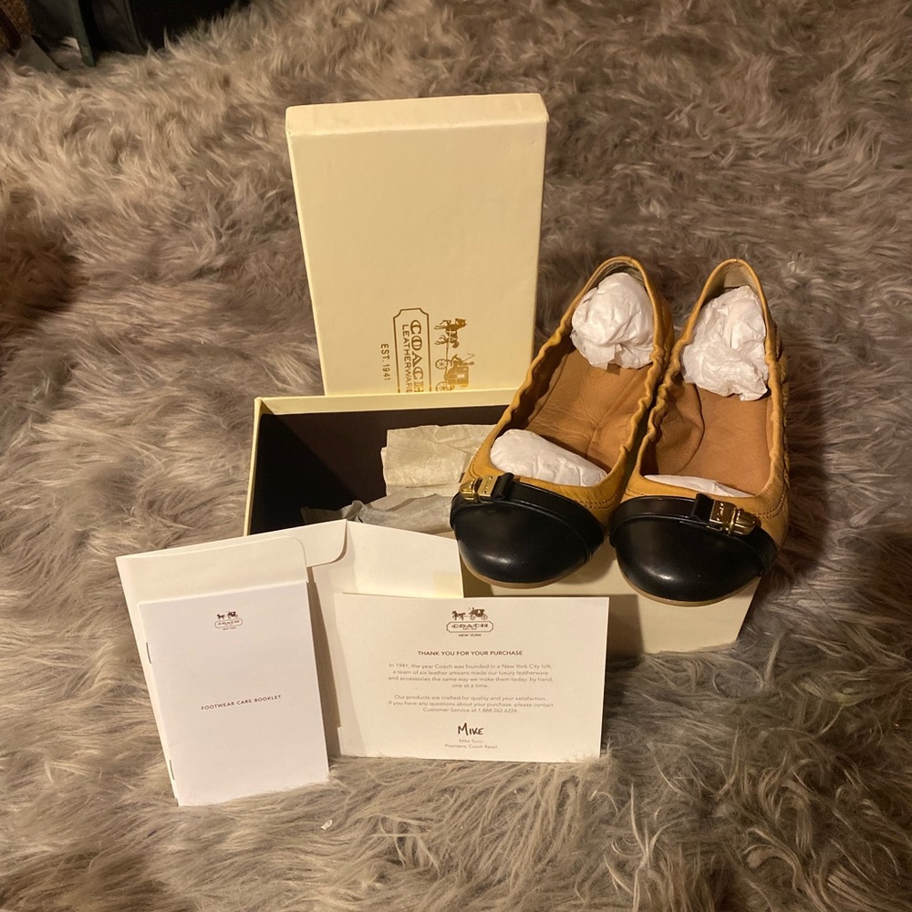 Coach ballet flats
